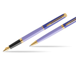 Zestaw prezentowy Waterman pióro wieczne + długopis HÉMISPHÈRE COLOR-BLOCK PURPLE