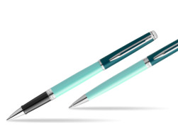 Zestaw prezentowy Waterman pióro kulkowe + długopis HÉMISPHÈRE COLOR-BLOCK GREEN CT
