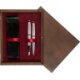Pudełko drewniane Wenge Double Bordo Pudełko drewniane Wenge Double Bordo