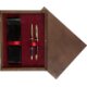 Pudełko drewniane Wenge Double Bordo Pudełko drewniane Wenge Double Bordo