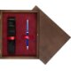 Pudełko drewniane Wenge Single Bordo Pudełko drewniane Wenge Single Bordo