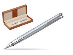 Długopis Waterman Perspective Srebrny CT w pudełku classic brown