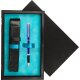 Single Wooden Box Black Turquoise