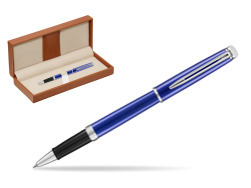 Pióro kulkowe Waterman Hémisphère Bright Blue  w pudełku classic brown