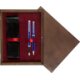 Pudełko drewniane Wenge Double Bordo Pudełko drewniane Wenge Double Bordo