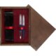 Pudełko drewniane Wenge Double Bordo Pudełko drewniane Wenge Double Bordo