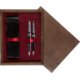 Pudełko drewniane Wenge Double Bordo Pudełko drewniane Wenge Double Bordo