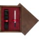 Pudełko drewniane Wenge Single Bordo Pudełko drewniane Wenge Single Bordo