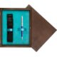 Pudełko drewniane Wenge Single Turkus Pudełko drewniane Wenge Single Turkus