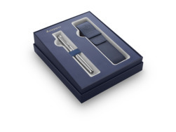 Pióro wieczne Waterman Hemisphere Stalowy CT w zestawie upominkowym z etui