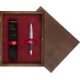 Pudełko drewniane Wenge Single Bordo Pudełko drewniane Wenge Single Bordo