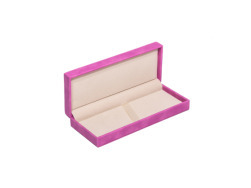 Pudełko prezentowe skórzane fuksja