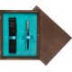 Pudełko drewniane Wenge Single Turkus Pudełko drewniane Wenge Single Turkus