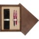 Pudełko drewniane Wenge Double Ecru Pudełko drewniane Wenge Double Ecru