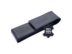 Etui z naturalnej skóry na 1 lub 2 produkty- granatowe