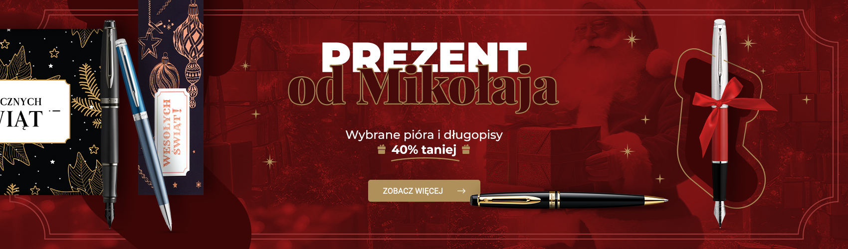 Prezent od Mikołaja - rabaty do 40%!