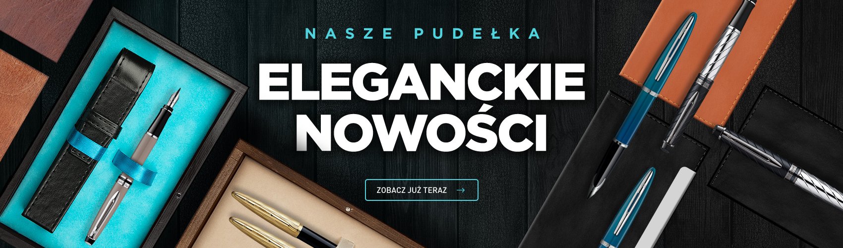 pudełka skórzane