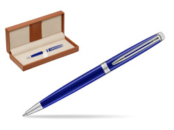 Długopis Waterman Hémisphère 2018 Bright Blue CT  w pudełku classic brown