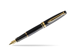 Pióro wieczne Waterman Expert Czarny GT Złota stalówka 18k.