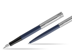 Zestaw Waterman pióro wieczne + długopis Allure Deluxe Blue