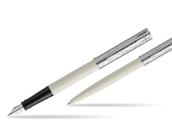Zestaw Waterman Pióro wieczne + długopis Allure Deluxe White