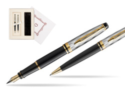 Zestaw prezentowy Pióro wieczne + długopis Waterman EXPERT REFLETS DE PARIS
