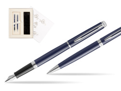 Zestaw prezentowy Pióro wieczne + długopis Waterman Hémisphère BLUE CORE